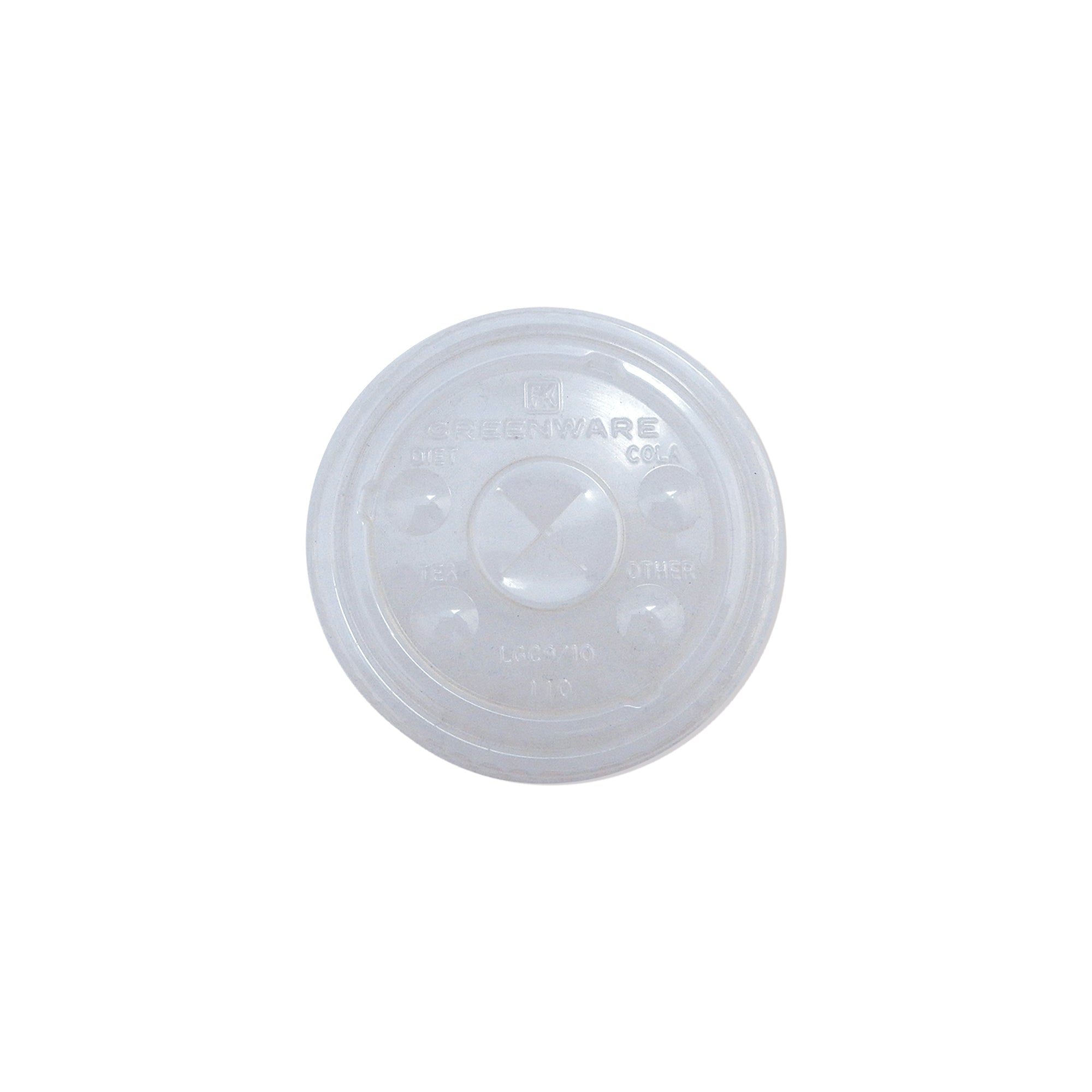Flat lid for glass clear - Wecare