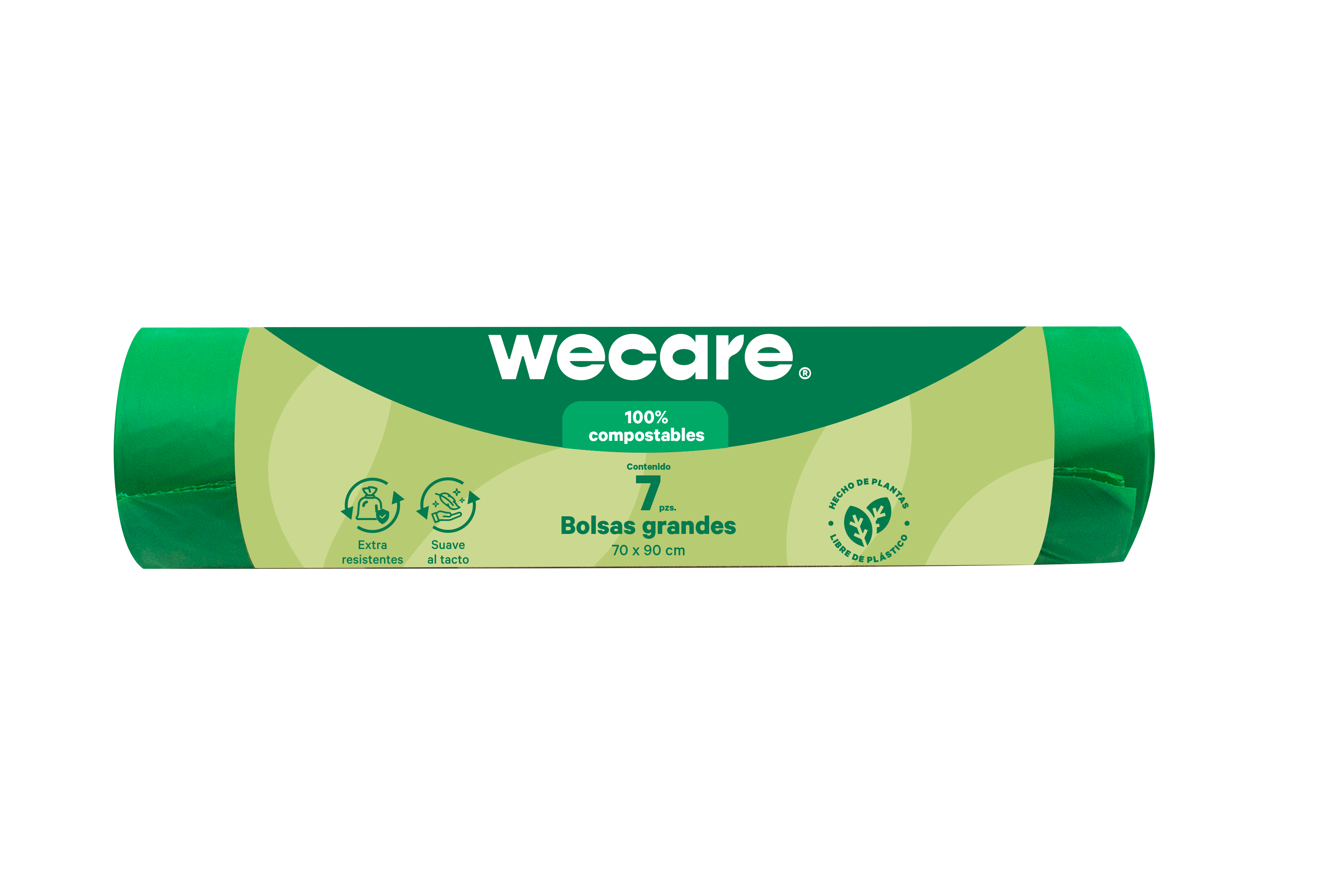 Disposable and Biodegradable Garbage Bag 70x90 cm - We Care