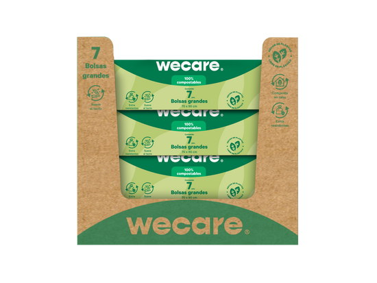 Disposable and Biodegradable Garbage Bag 70x90 cm - We Care