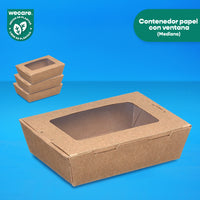 Delivery Compostable paper box girl 26 oz