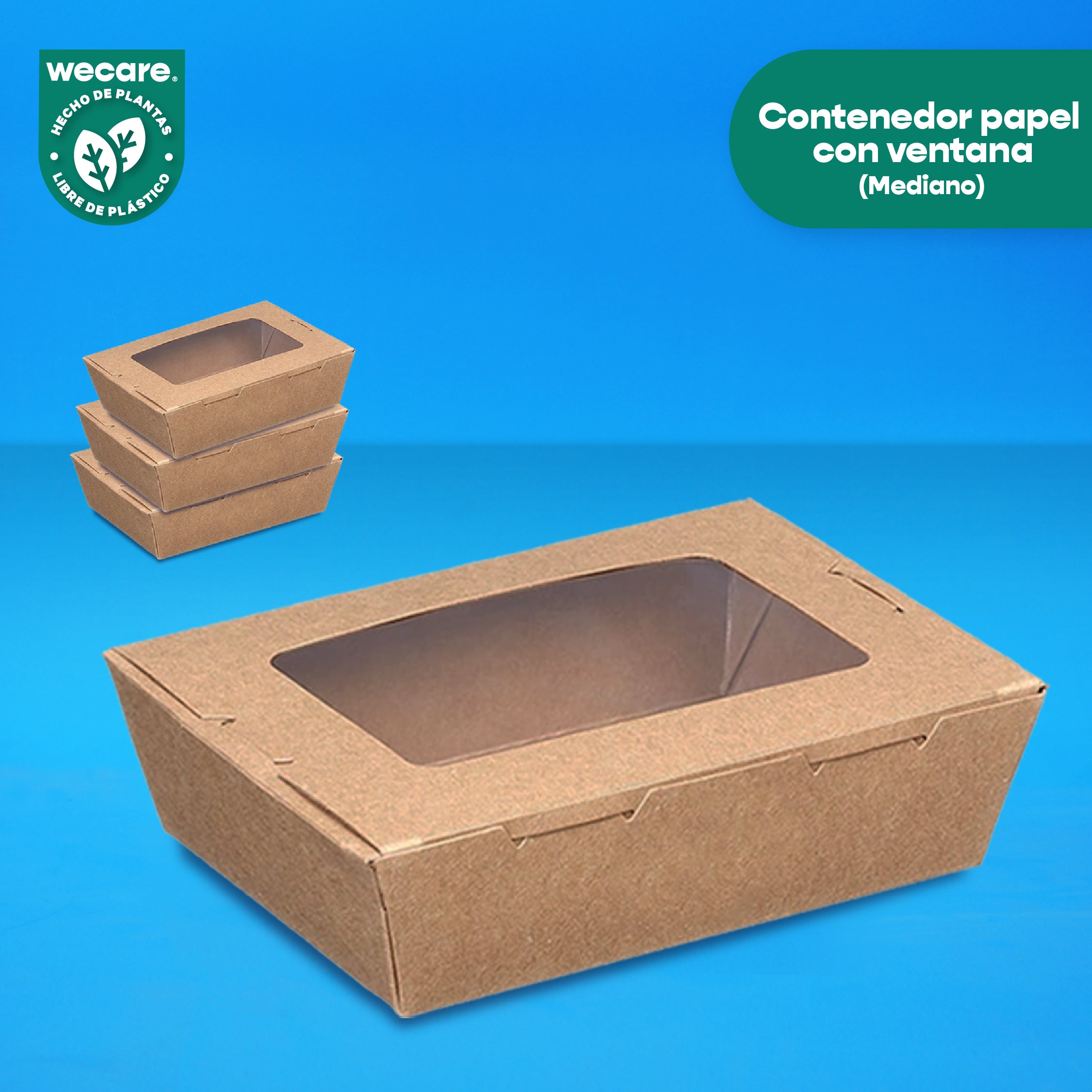 Delivery Compostable paper box girl 26 oz