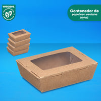 Delivery Compostable paper box girl 26 oz