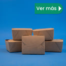 Caja Papel Delivery | Papel PLA | chica 26 oz | Compostable y biodegradable