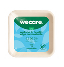 Charola Chica Retail | Bagazo Trigo |15x15 cm | Compostable y biodegradable