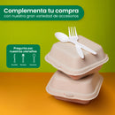 Disposable and Biodegradable Food Container 9x6x3 - We Care