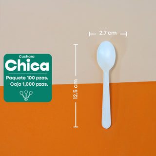 Cuchara | Fecula Maíz | Biodegradable | Variedad De Tamaños