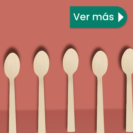 Cuchara | Madera | 6.5" / 16.5 cm | Compostable y biodegradable