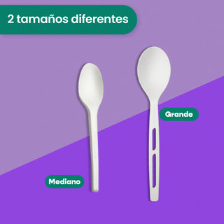 Cuchara | Ácido Poliláctico Cristalizado CPLA | Compostable y biodegradable