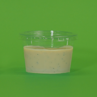 Souffle Clear | Ácido  Poliláctico PLA | 4 oz  / 118 ml | Compostable y biodegradable