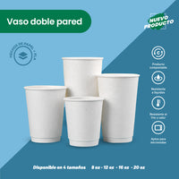 16 oz Disposable and Biodegradable Thermal Cup - We Care