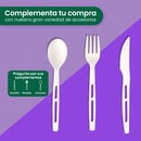 Cuchillo | Ácido Poliláctico Cristalizado CPLA | Compostable y biodegradable