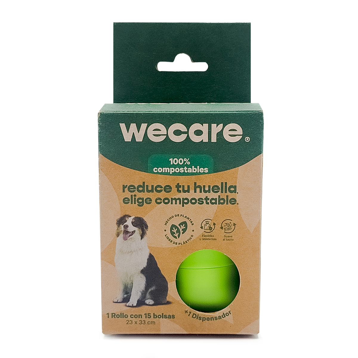 Bolsa Para Mascotas + Dispensador | PBAT | Biodegradable y Compostable