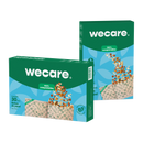 100 Ecological Kraft Bags With Adhesive Closure - We Care