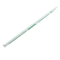 Boxed Frappé Straws 21 cm x 0.9 cm - we care 