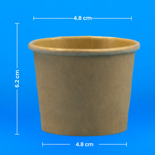 Paper Soufflé Cup 2oz Biodegradable - we care