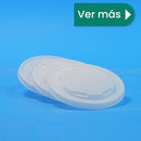 Tapa Contenedor Térmico | Ácido  Poliláctico Cristalizado CPLA | 8 oz | Compostable y biodegradable