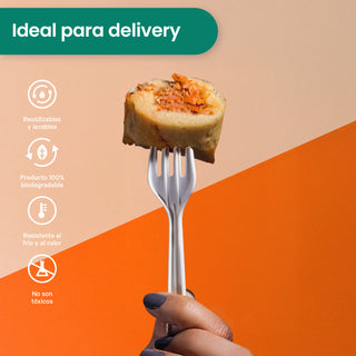 Tenedor | Fecula Maíz | Biodegradable