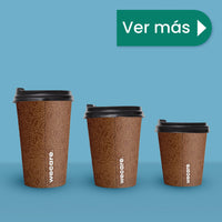 8 oz Disposable and Biodegradable Thermal Cup - We Care