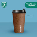 8 oz Disposable and Biodegradable Thermal Cup - We Care