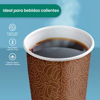 8 oz Disposable and Biodegradable Thermal Cup - We Care