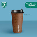 8 oz Disposable and Biodegradable Thermal Cup - We Care