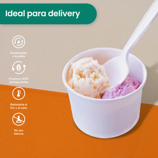 Cuchara | Fecula Maíz | Biodegradable | Variedad De Tamaños