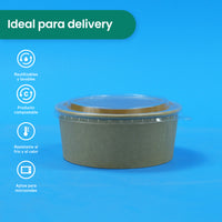 Kraft Paper Salad Bowl 24 oz