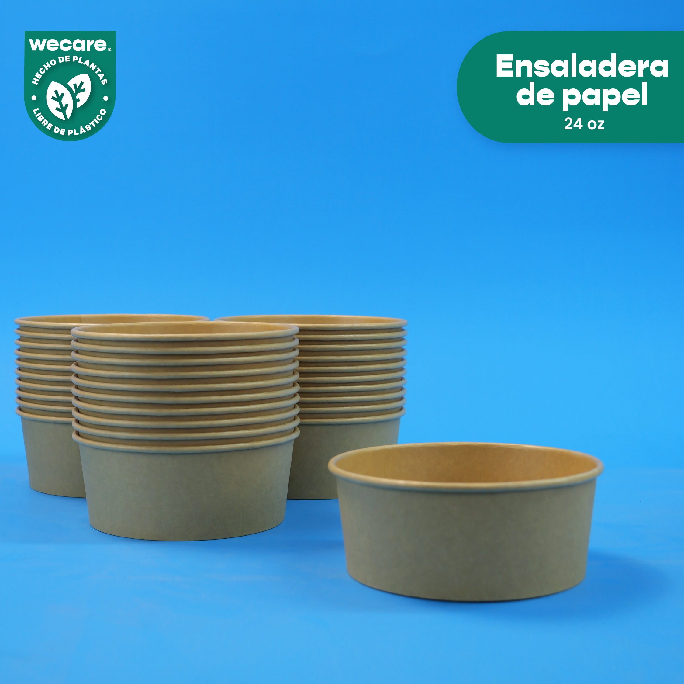 Kraft Paper Salad Bowl 24 oz