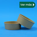 Ensaladera Papel | Papel Kraft | 16 oz | Compostable y biodegradable