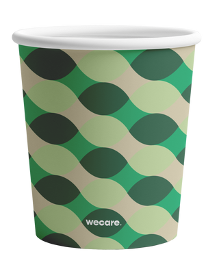 12 oz Disposable and Biodegradable Thermal Cup - We Care