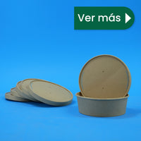 Paper Lid Paper Salad Bowl 16-32 oz