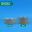 Clear Kraft Paper Salad Bowl Lids 16 to 32 oz