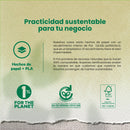 Contenedor Vaso Térmico | Papel - Ácido  Poliláctico PLA | 12 oz / 355 ml | Compostable y biodegradable