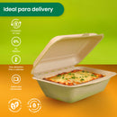 Disposable and Biodegradable Food Container 9x6x3 - We Care
