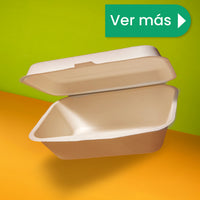Disposable and Biodegradable Food Container 9x6x3 - We Care