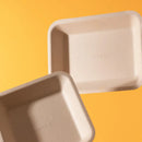 Charola Chica Biodegradable y Compostable 15x15 cm - Charola