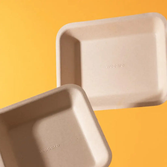 Biodegradable and Compostable Medium Tray 20x15 cm