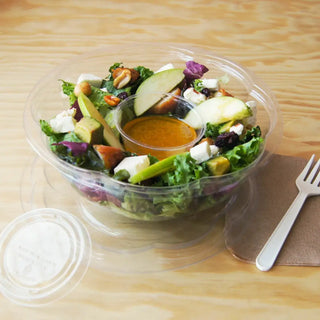 Ensaladera Clear Desechable y Biodegradable De 48 oz - We