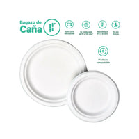 Plato Pastelero Desechable y Biodegradable De 6 - We Care -