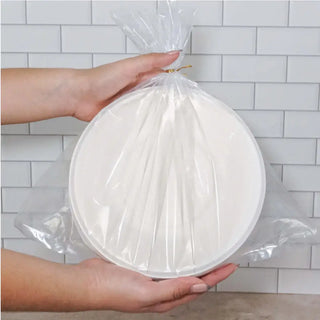 Plato Rayado 20.3 cm - 50 Piezas - 50 Piezas - Plato liso