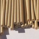 Popotes de papel kraft estuchado 21 cm x 0.6 cm - we care -