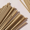 Popotes de papel kraft estuchado 21 cm x 0.6 cm - we care -