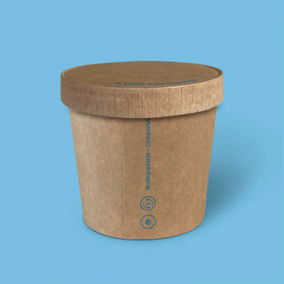 Tapa Para Vasos Soufflé De Papel 2oz y 4oz - we care - KIT: